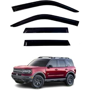 حاجب النافذة الجانبية، حاجب الشمس، واقي المطر، غطاء فتحة التهوية يناسب تويوتا RAV4 2019-2023 أسود in Kuwait