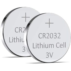 Synergy Digital Replacement Batteries, Compatible with Health o Meter HDL050DQ-05 Digital Scale, (Lithium, 3V, 220 mAh) - 2 Pack