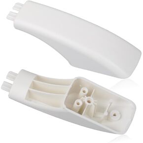 2Pcs WB07K10043 Range Oven Door Handle End Cap Fit for GE Stove - Replaces 242805, AH228368, AP3140301, WB07T10144, WB07X10132, White