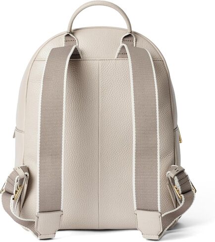 ECCO Medium Round Back Pack, Taupe Pebbled Leather in Saudi Arabia