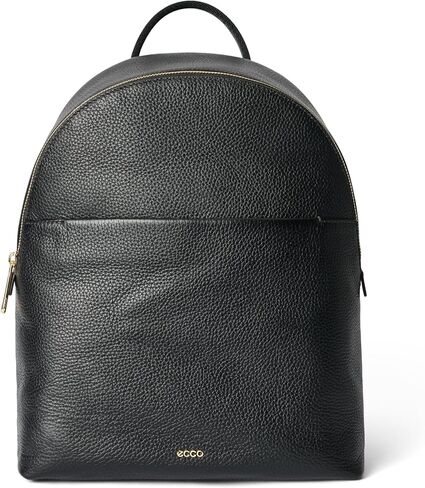 ECCO Medium Round Back Pack, Taupe Pebbled Leather in Saudi Arabia