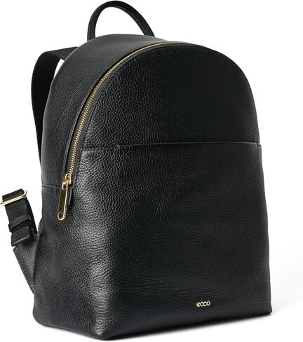 ECCO Medium Round Back Pack, Taupe Pebbled Leather in Saudi Arabia