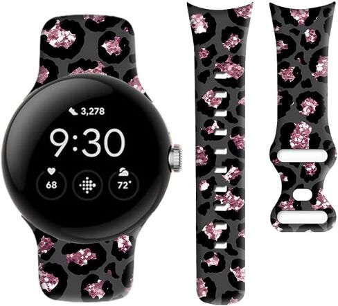 متوافق مع Pixel Watch 2/1 Band للنساء ، حزام بديل للرياضة المضاد للماء من السيليكون لمجلة Pixel 2 2023/ بكسل مشاهدة 2022 الملحقات in Saudi Arabia