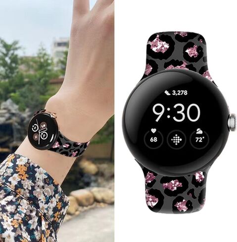 متوافق مع Pixel Watch 2/1 Band للنساء ، حزام بديل للرياضة المضاد للماء من السيليكون لمجلة Pixel 2 2023/ بكسل مشاهدة 2022 الملحقات in Saudi Arabia