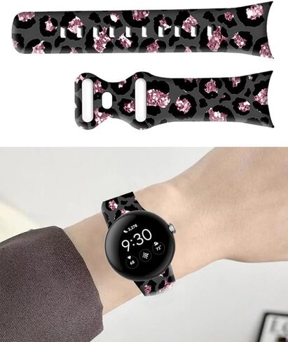 متوافق مع Pixel Watch 2/1 Band للنساء ، حزام بديل للرياضة المضاد للماء من السيليكون لمجلة Pixel 2 2023/ بكسل مشاهدة 2022 الملحقات in Saudi Arabia