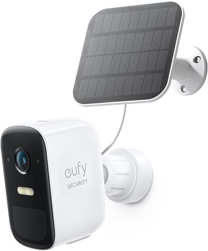 Eufy Security Eufycam 2c إضافة على كاميرات الأمان اللاسلكية في الهواء الطلق مع لوحة الطاقة الشمسية 2W ، وكاميرات للأمن المنزلي ، تتطلب Homebase 2 ، توافق HomeKit ، لا رسوم شهرية ، تنبيه الحركة (متجدد) in Saudi Arabia