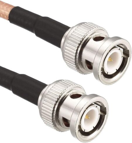uxcell BNC Male to BNC Male Coax Cable RG400 Low Loss RF Coaxial Cable 50 Ohm 2.74M/9Ft in Saudi Arabia