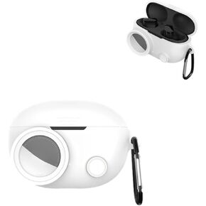 Case Compatible with for Beats Studio Buds + (2023) / Beats Studio Buds 2021 and AirTags Case, 2 in 1 Rugged Protective Case Shockproof with Keychain
