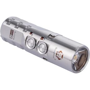 RovyVon Aurora A24 G2 Titanium Pocket EDC Flashlight, Powerful 1000 lumens Handheld Flashlight, 850mAh USB-C Rechargeable Flashlight with Magnetic Pocket Clip and Charging Cable