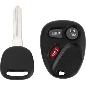 X AUTOHAUX 315MHz KOBUT1BT Keyless Entry Remote Ignition Transponder Key Fob for Chevrolet Silverado for GMC Sierra 1500 2500 3500 1999-2001 46 Chip 3 Buttons