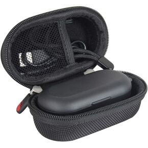 Hermitshell Hard Travel Case for TOZO T10 Bluetooth 5.3 Wireless Earbuds (Black)