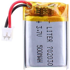 3.7V Lipo Battery 500mAh Rechargeable Lithium ion Polymer Battery 702030 Lithium Polymer ion Battery with JST Connector