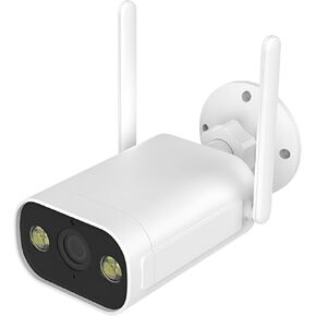 Security Camera Outdoor 2K 3MP, HD WiFi 2.4G Home Security Camera for Outside with IR & Color Night Vision, 2-Way Audio, IP66 Waterproof, Tuya/Smart Life App, Cloud & SD Card Storage (No SD Card) in Kuwait