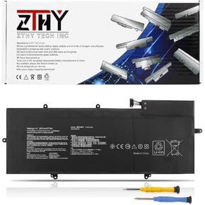 ZTHY C31N1538 Laptop Battery Replacement for ASUS ZenBook Q324U Q324UA Q324UAK UX360UA UX360UAK UX306UA UX360UA-C4010T UX360UA-DQ143T UX360UA-C4132T UX360UAK-BB285T C31PQ9H 0B200-02080000 11.55V 57Wh