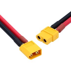 NFHK XT60 Male to Female 12AWG Extension Cable Connector for RC Battery Portable Power Station Solar Panel