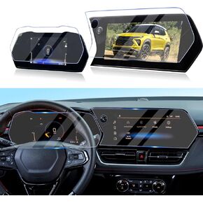 for 2025 2024 Chevy Trailblazer Screen Protector 11 Inch & 8 Inch Touchscreen 2024 2025 Chevy Trailblazer LT 2RS ACTIV Accessories Ultra Clear Tempered Glass Anti Scratch Fingerprints
