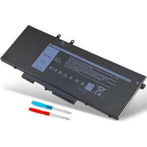 68WH Type 4GVMP Battery for Dell Latitude 5400 5410 5510 5511 E5400 E5510 E5500 Precision 3540 3541 M3540 M3550 Inspiron 7591 2-in-1 7791 2-in-1, 7.6V P84F P84F001 P42E C5GV2 RF7WM W8GMW H82T6