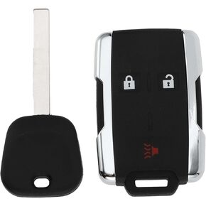 X AUTOHAUX 315MHz M3N-32337100 Keyless Entry Remote Ignition Transponder Key Fob for Chevrolet Silverado for GMC Sierra 2014-2019 46 Chip 3 Buttons