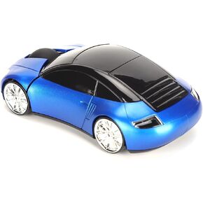 Bewinner 2.4G USB Car Mouse - 1600 DPI Sports Car Shaped Mouse Use Smart Power Saving Technology, Gaming with USB Receiver for PC Computer Laptop Gift