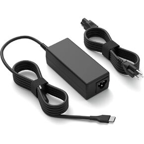 New Chromebook Charger 65W 45W USB Type C Laptop Charger for HP Chromebook 14 X360 14-ca061dx 14-ca052wm 14-ca051wm 14-ca020nr 14-ca043cl 11-ae051wm 14-CA000 HP Spectre X360 X2 Power Cord Replacement
