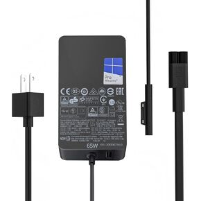 65W Surface Pro Charger Replacement Fit for Microsoft Surface Pro 3/4/5/6/7/8/9/X, Power Supply AC Adapter for Surface Laptop 5 4 3 2 1 Surface Go 1 2 3, Surface Book 1 2 3 Power Supply Cord