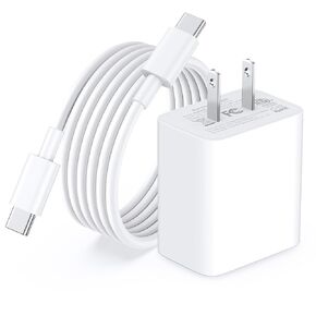 for Airpods Pro 2nd Gen Charger, 20W USB C Charger New AirPods 4 Charging Cable, USB C to USB C Cable for AirPods Max 2 (2024), AirPods Pro (2nd Gen) Wireless Earbuds, Charging Cord Charger Block