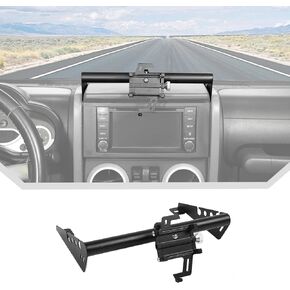 JeCar Rugged Heavy Duty Dash Mount Cell Phone Holder Dashboard Phone Mount for 2007-2010 Jeep Wrangler JK & Unlimited