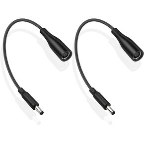 GINTOOYUN DC4530 to DC7450 Power Converter Cable DC4.5 x 3.0mm Female to DC7.4 x 5.0mm Male Power Adapter Cable Power Charging Connector AdapterCable for Dell Laptops 15CM（2PCS）