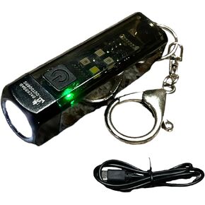 200 Lumen Rechargeable Keychain Flashlight Waterproof