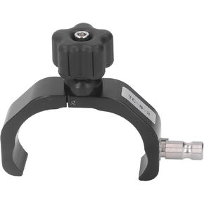 Walfront Aluminum Alloy RTK Pole Clamp with Holder GPS Mount for HITARGET, Data Collector Bracket Holder Adjusted RTK Pole Clamp for RTK Measurements