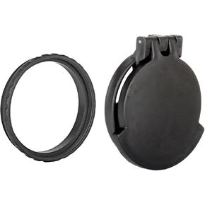 Tenebraex Objective Flip Up Scope Cover with Adapter Ring for Bushnell, IOR, Nightforce, and Trijicon (50NFCC-FCR)
