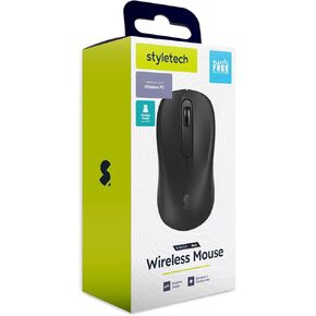 Silent Wireless Mouse for PC & Mac - Black