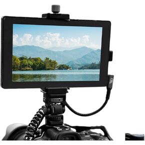 PD70 7-inch Rugged Camera Field Monitor, 2600 Nits HD IPS 1920x1080, Mini HDMI Input, Portable Reinforced Display for DSLR Cameras and Video Production Rigs