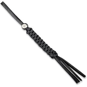 CIVIVI Tied Paracord Lanyard with a Gray Sphere 6AL4V Titanium Bead CA-09B