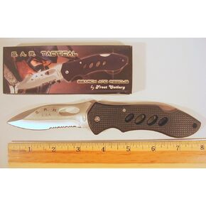 4.5" S.A.R. Black Composite Tactical Folder