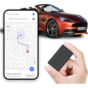 GPS Tracker for Vehicles,Real-Time GPS Tracker,Hidden Car Locator Tracking Device for Vehicles,Kids,Elderly,and Assets - No Monthly Fee, Compact & Discreet Security Solution