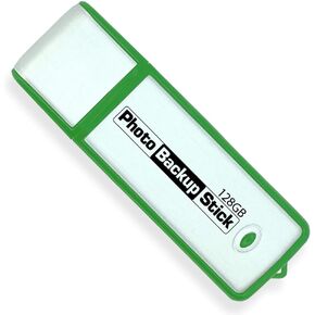Photo Backup Stick for Computers - Picture and Video Back Up USB 3.0 Tool (128GB)