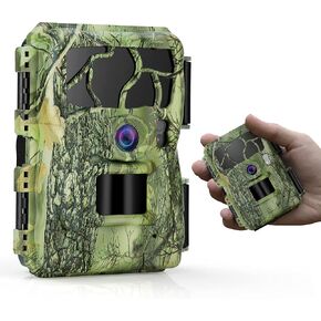 كاميرا Kinghat Trail 20MP 1080p ، كاميرات لعبة الصيد مع حركة الرؤية الليلية المنشطة ، IP66 CAM مقاوم للماء ، 2.0 '' LCD و 0.2S وقت الزناد لمراقبة الحياة البرية (بطاقة SD Micro Micro 32GB)) in Saudi Arabia