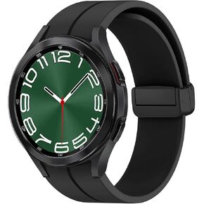 Band Galaxy Watch 5 Pro Band 45mm/ Galaxy Watch 5/6 Band 44mm 40mm, No Gap Silicone Sport Bands for Samsung Galaxy Watch 6 Classic 43mm 47mm