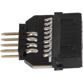 USB 3.0 to 2.0 Adapter Header, USB3.0 19 Pin Female to USB2.0 9 Pin Male Convertor USB Motherboard Adapter, 19Pin Female to 9Pin Male Motherboard USB Header Adapter