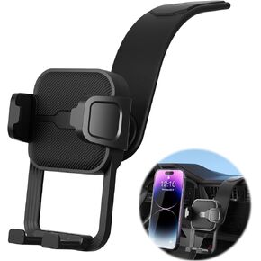 Car Phone Holder, Phone Holders for Your Car Universal Dashboard, [Super Stable] Car Phone Mount, and Bendable Memory Titanium Alloy, Car Phone Holders for iPhone & Android Smartphone