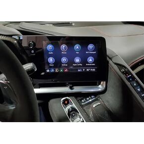 SR1 Performance C8 Corvette Touch Screen Protection Film - Lamin-X Clear Bra Navigation Protector for 2020-2025 Corvettes