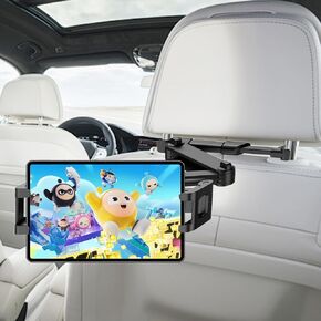 Tablet Holder Car Headrest Backseat Mount, Smartphone, Tab and 4.7-13 inch devices Headrest Tablet Holder,Fit iPad Car Mount Travel Accessory Car Tablet Holder Back Seat for Kids Adults Universal