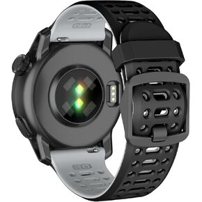 Isabake متوافق مع نطاقات Coros Pace 2 / Coros Apex 42mm ، معصم حزام رياضي بديل للسيليكون بديل للسيليكون للنساء الذكي Coros Apex 2 Smart Watch Men