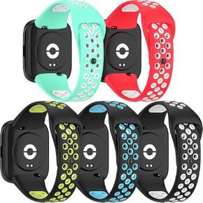 Compatible with Xiaomi Redmi Watch 3 Lite/ Redmi Watch 3 Active Band for Women Men,Colorful Silicone Bands,Adjustable Replacement Wristbands for Redmi Watch 3 Active Strap Smartwatch Accessories