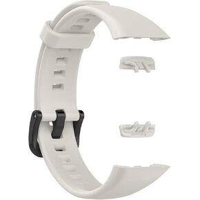 Sport Watch Strap Compatible for Huawei Band 6/6 Pro/Honor 6 Bracelet Sweatproof Lightweight Silicone Wristband Strap 22mm TPU Replacement Wristband