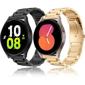 Compatible for Xiaomi Watch S1/S1 Active Metal Band Mi Watch 2 Pro/S2/S2 Pro/S3/S4 Band - [2 Packs] Stainless Steel Removable Link Bracelets Wristbands for Men Women