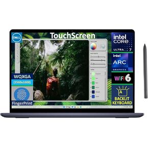 Dell Inspiron 16 Business 2-in-1 Laptop 16.0" Touchscreen WQXGA Display (Intel Core Ultra 7 155U, 32GB LPDDR5X, 2TB PCIe SSD, Active Pen, Backlit KB, Fingerprint, Win 11 Pro) (Renewed)