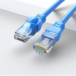 Cat 6 Male to Male 6.6ft Blue,RJ45 1FF Adapters