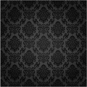 Haoyiyi 8x8ft Black Damask Floral Pattern Backdrop Vintage Classic Flower Pattern Interior Room Retro Dark Wall Photography Background Girl Kid Adult Artistic Portrait Photo Studio Wallpaper Props